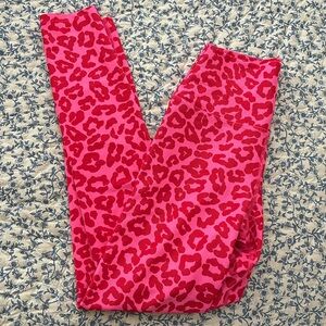 Beach Riot Ayla Leggings - Hot Pink Leopard Love (S)